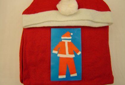 &Ccedil;OCUK NOEL BABA ELBİSE 1-Lİ PAKET KOD 8023